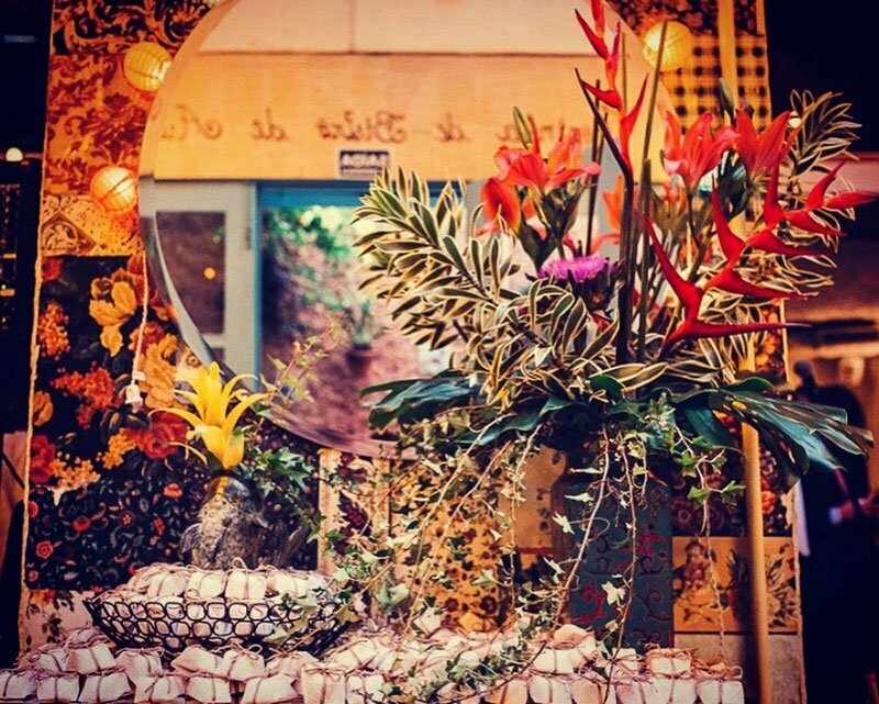 decoração colorida de casamento rústica