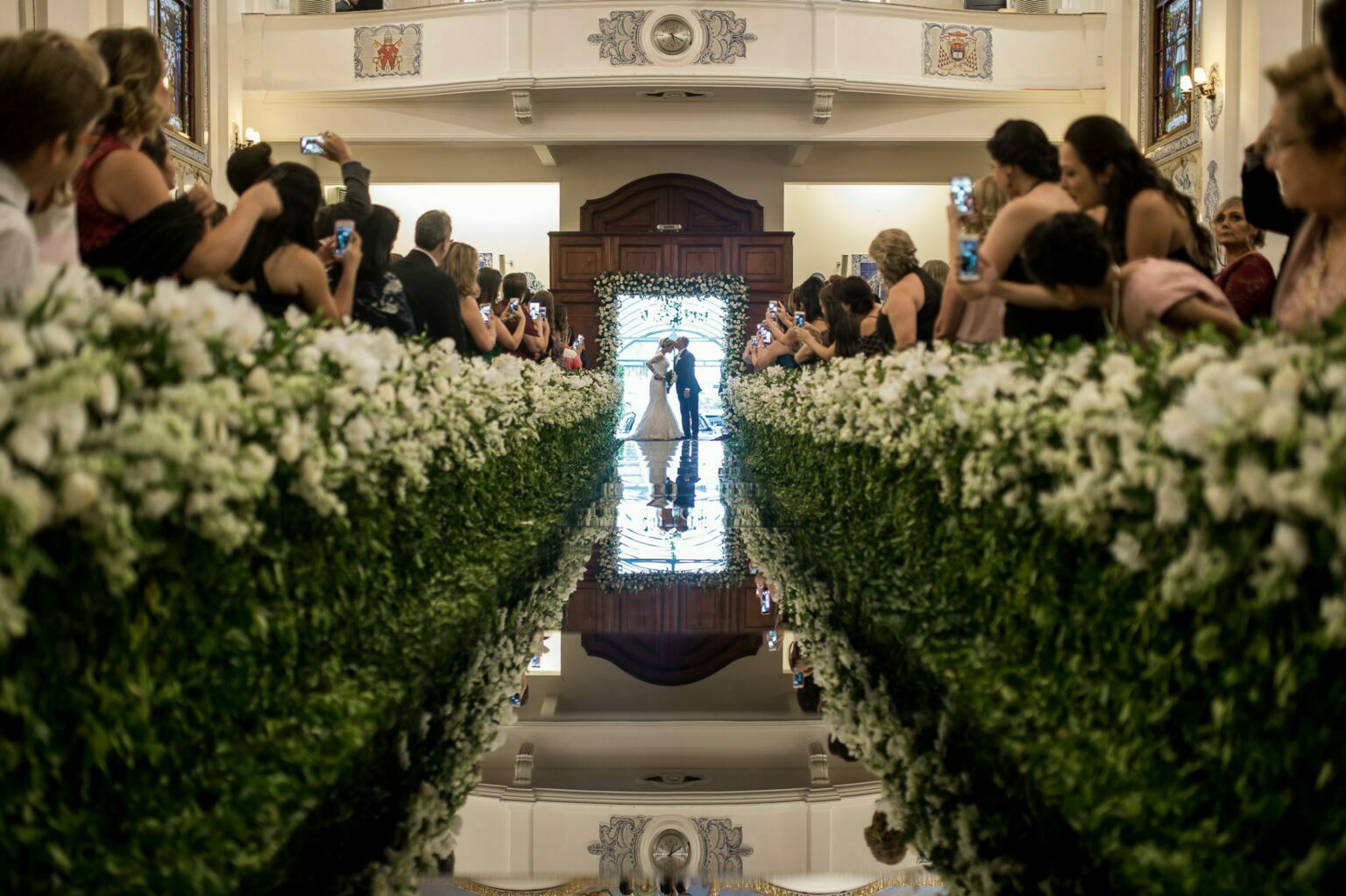 Casamento Clássico Com Decoração Verde E Branca Danielle E Matheus Lejour 2933