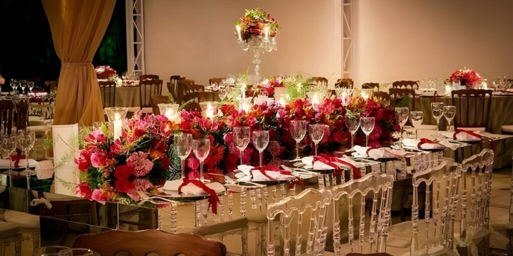 vermelho e verde no casamento