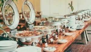 Buffet para casamento no campo