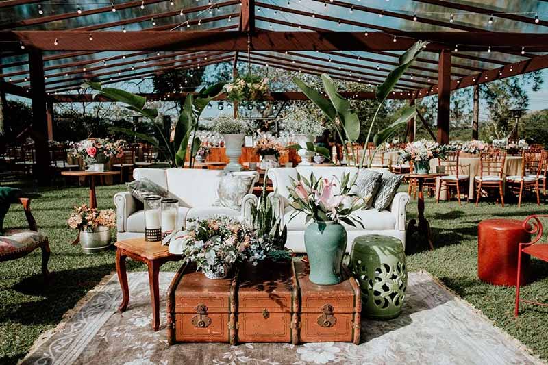 Decoração de casamento no campo | Tendências de estilo