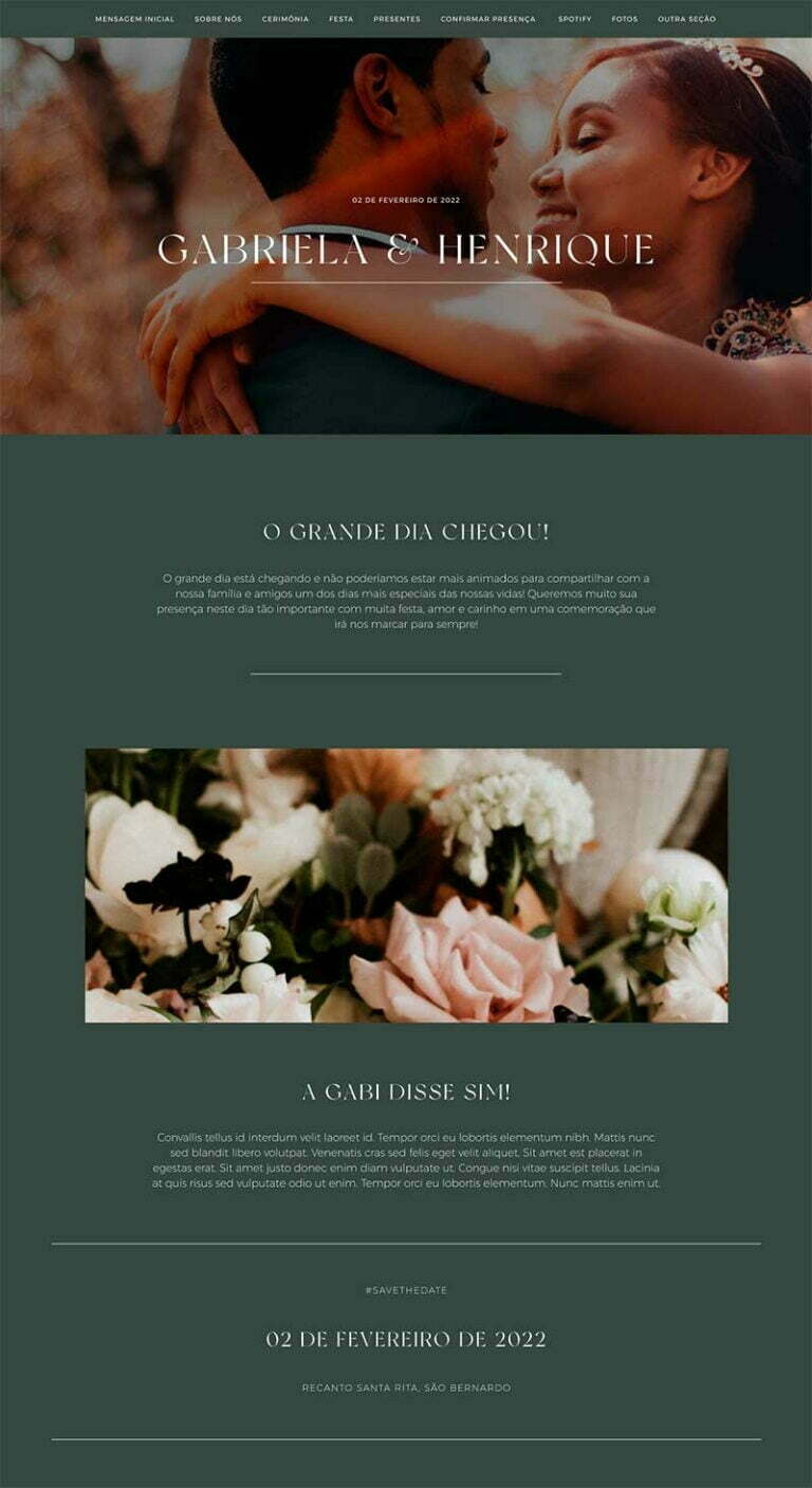 Site De Casamento, Como Criar Um Lindo