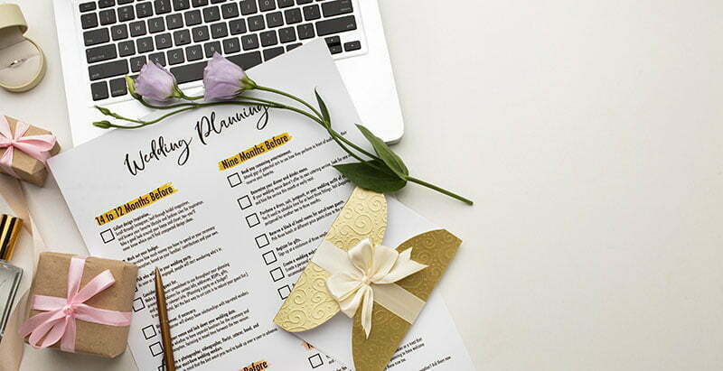 planejamento site de casamento