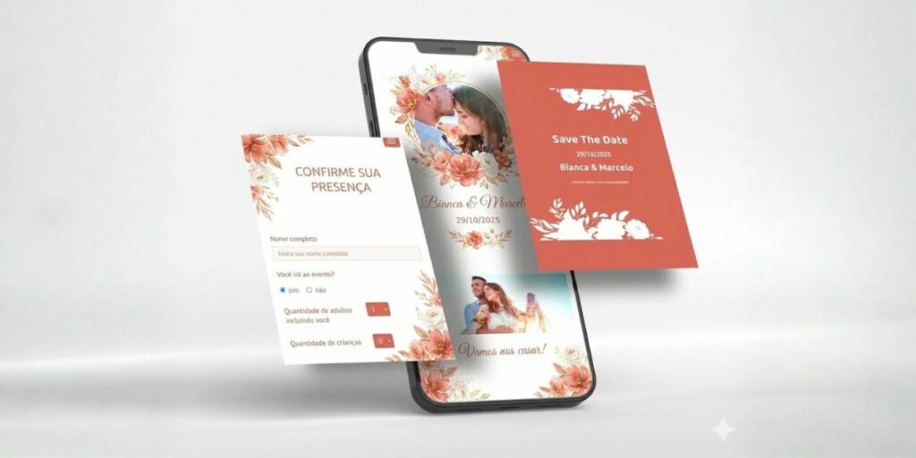 convite virtual de casamento
