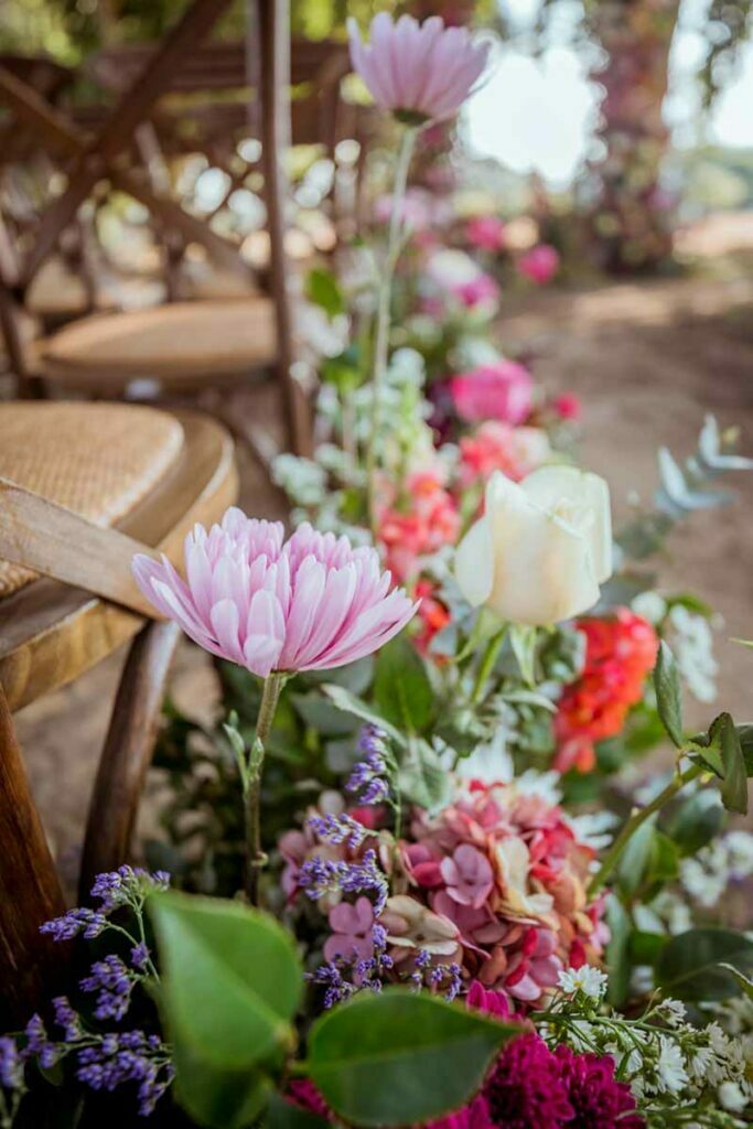 flores cerimônia de casamento