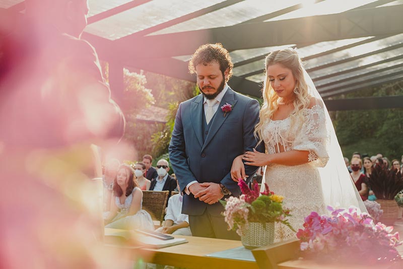 cerimônia noivos - casamento na fazenda