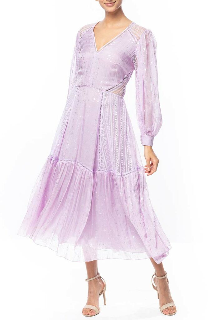 vestido lilás