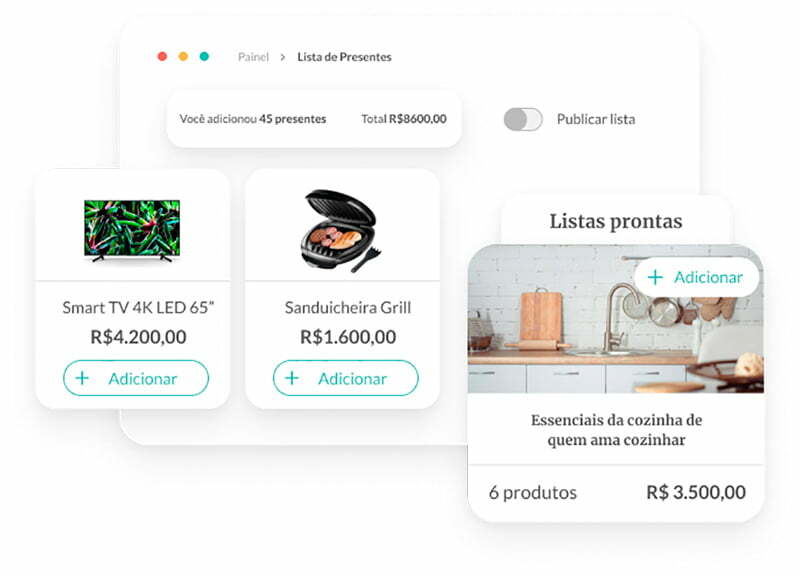 produtos lista de casamento Lejour