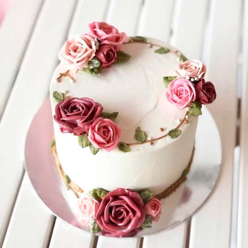 bolo de casamento civil decorado