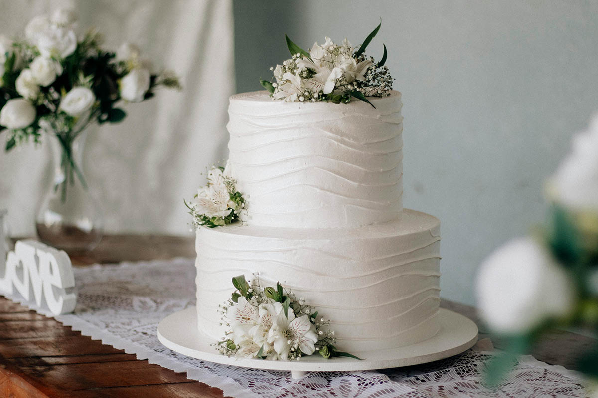 bolo de casamento civil