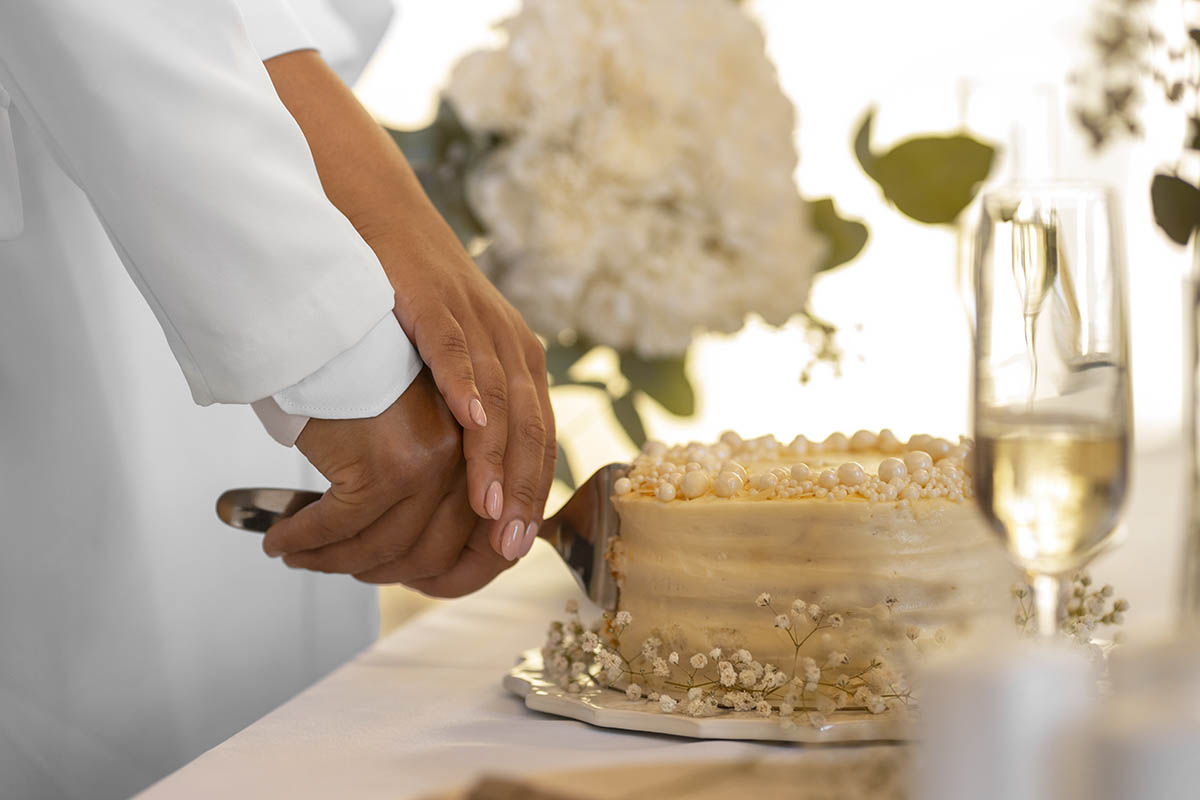bolo casamento civil