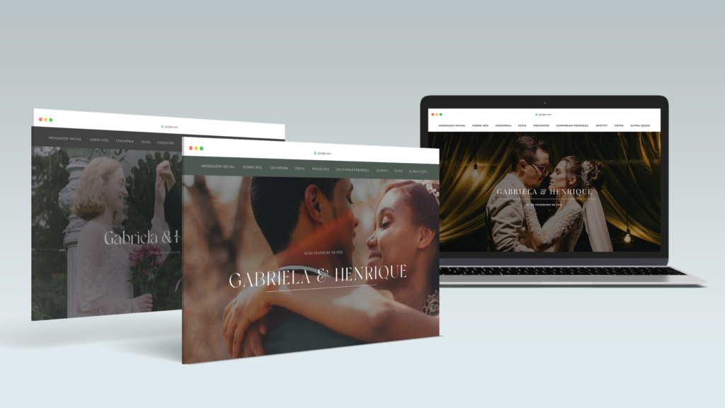 site de casamento