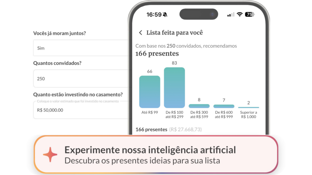 lista de casamento