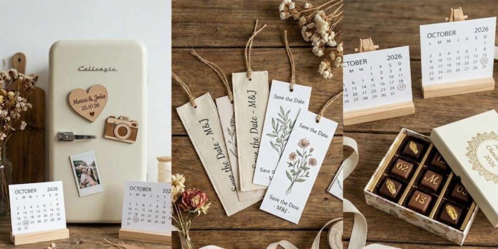 Dicas criativas de Save the Date de casamento