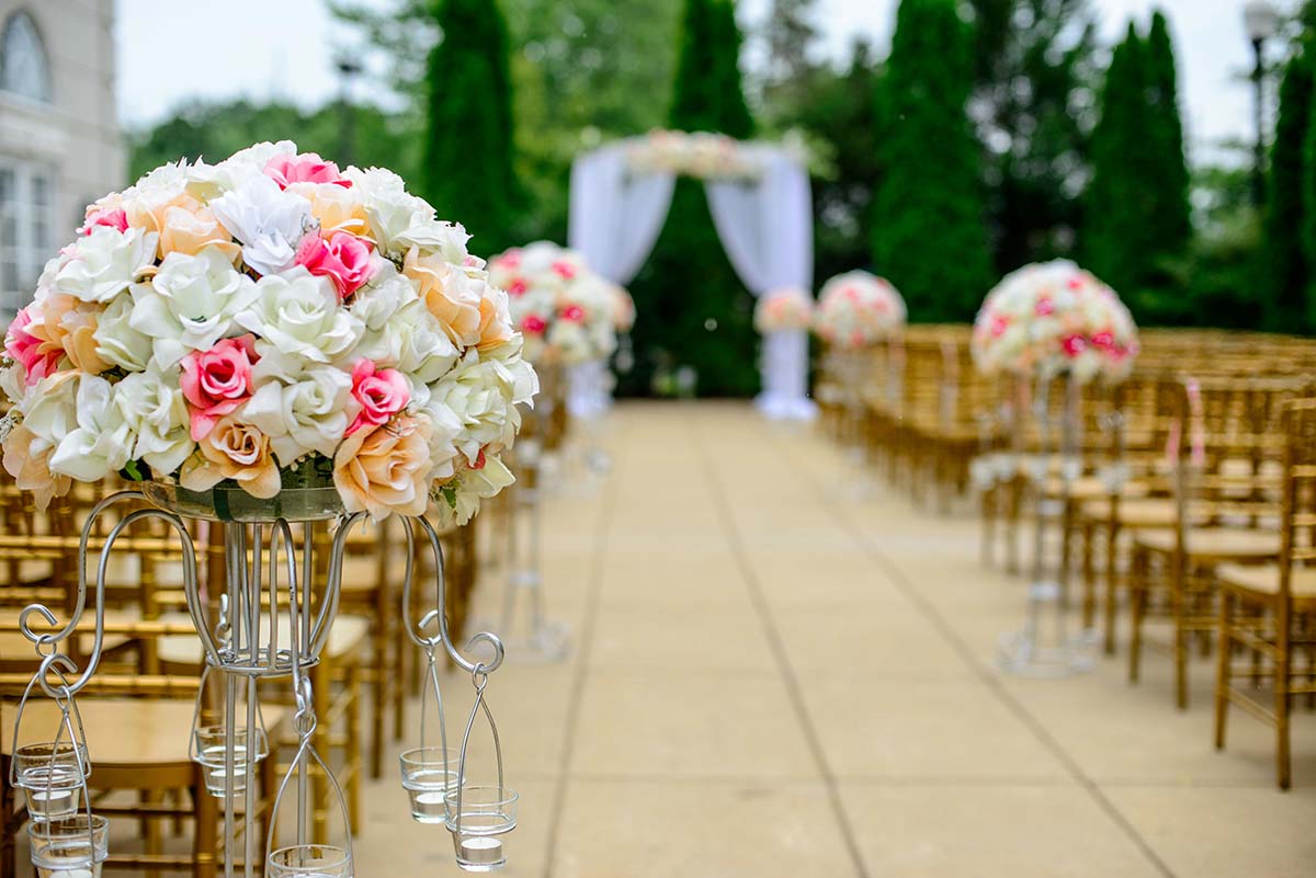 flores para decoração para casamento