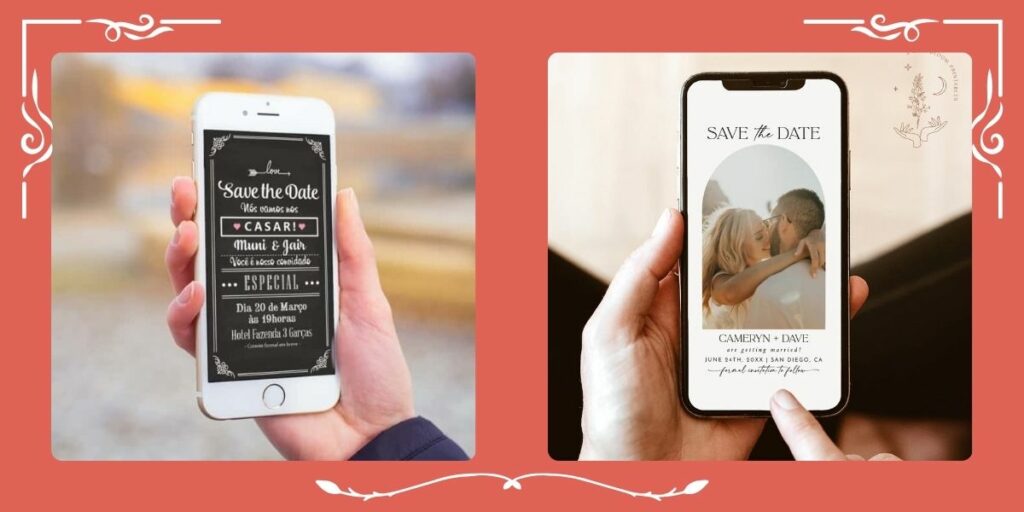 modelos de save the date digital online