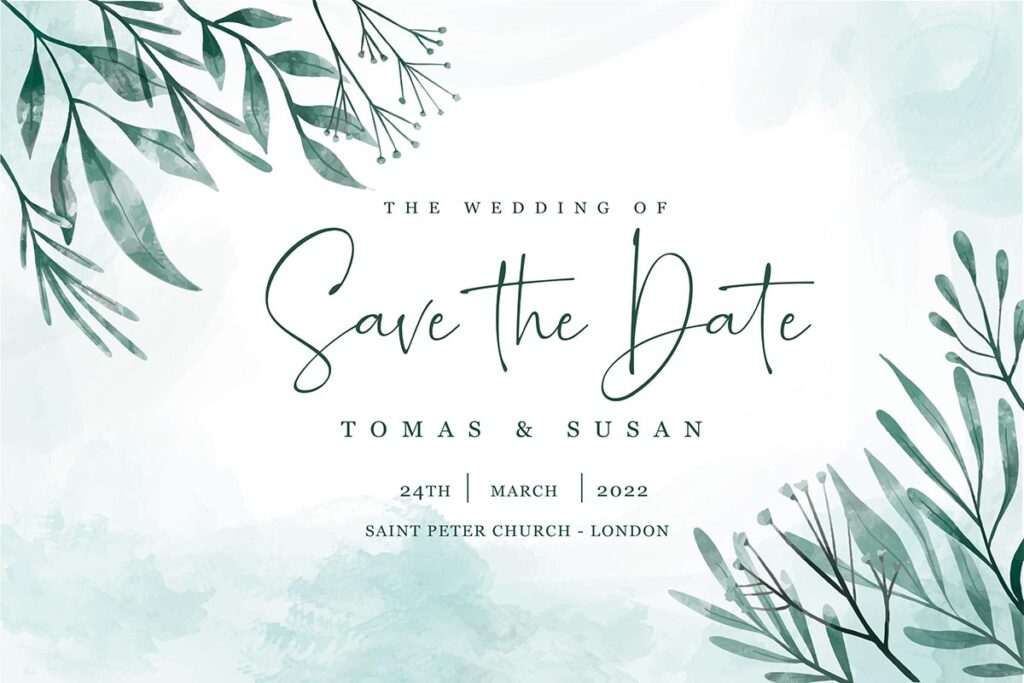 save the date