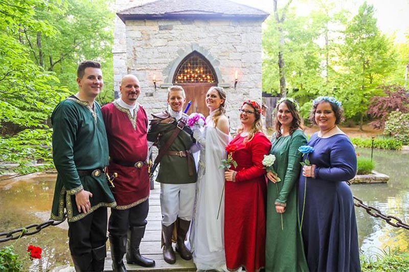 casamento tema medieval madrinhas e padrinhos