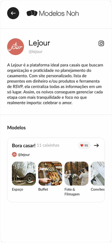 plataforma Bora Casar