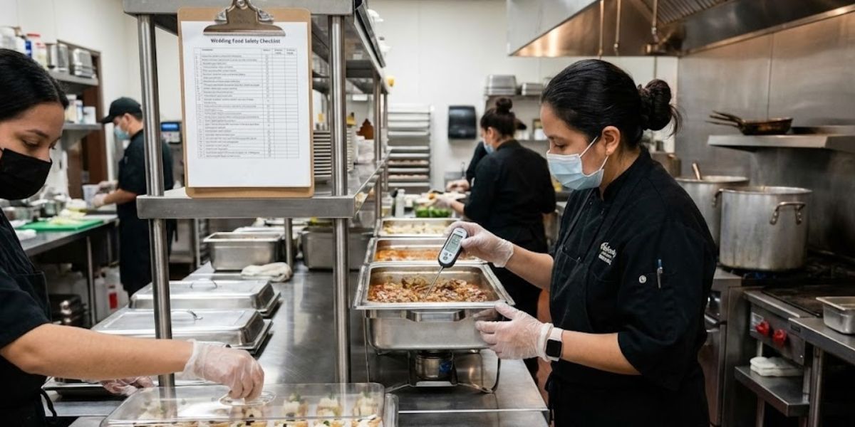 cuidados com os alimentos de casamento