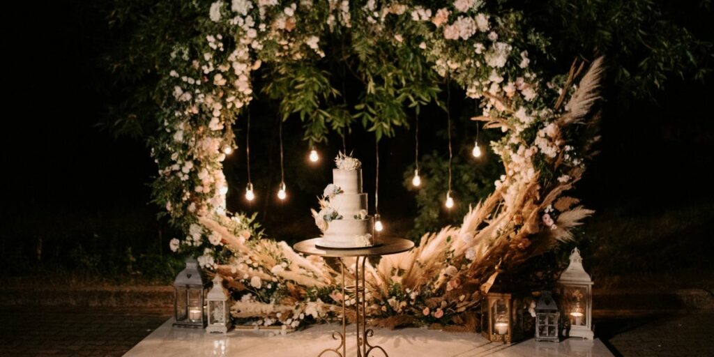 decoração temática de casamento rústico