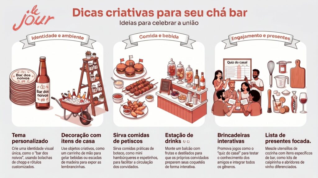 Dicas criativas para chá bar