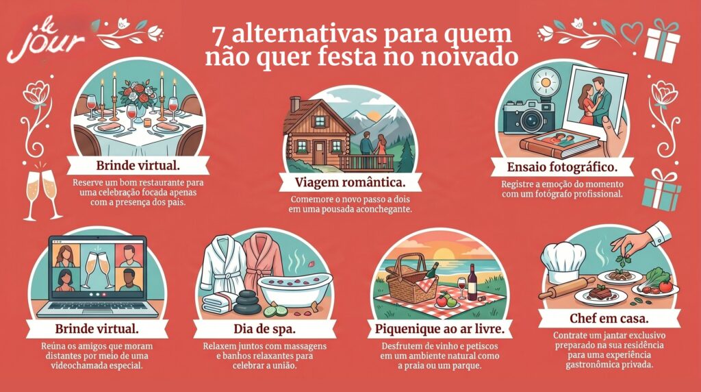 Noivado precisa de festa alternativas