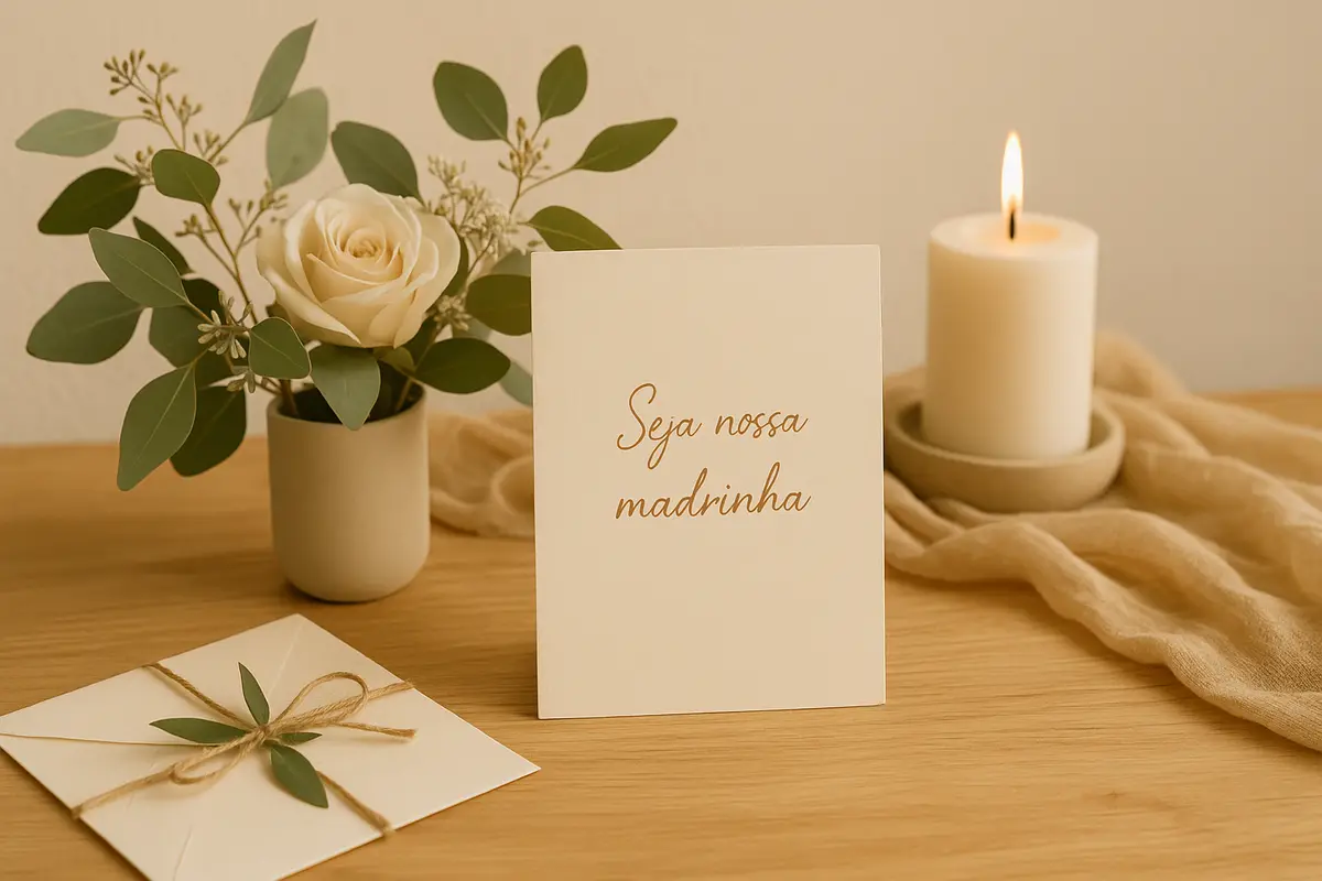 Casal abraçando os padrinhos de casamento em um jardim decorado com flores